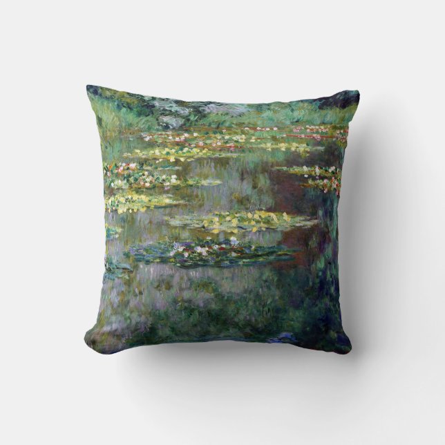 Claude Monet Water Lilies Kissen (Vorderseite)