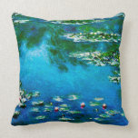 Claude Monet-Water-Lilies Kissen<br><div class="desc">Water-Lilies ist ein wunderschönes Landschaftsgemälde von Claude Monet (1840 - 1926) aus dem Jahre 1906. Seine Nuancen von Blau, Grün und Gelb machen es zu einem schönen Kissen für Fans von Claude Monet.</div>
