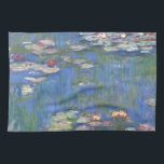 Claude Monet // Water Lilies Küchentuch<br><div class="desc">Water Lilies ist eine Reihe von etwa 250 Ölgemälden des französischen Impressionisten Claude Monet (1840-1926). Die Gemälde zeigen Monets Blumengarten in Giverny und standen im Mittelpunkt der künstlerischen Produktion Monets in den letzten dreißig Jahren seines Lebens.</div>