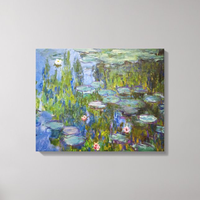 Claude Monet Water Lilies Leinwanddruck (Vorderseite)