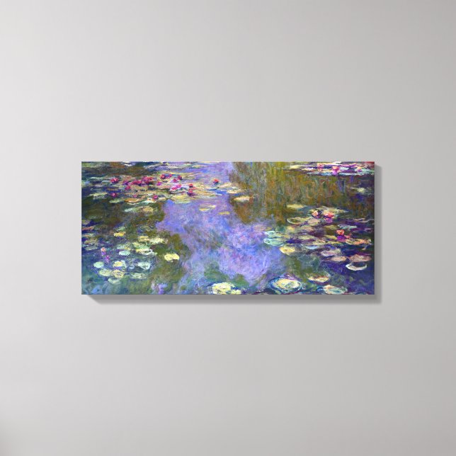 Claude Monet Water Lilies Leinwanddruck (Vorderseite)