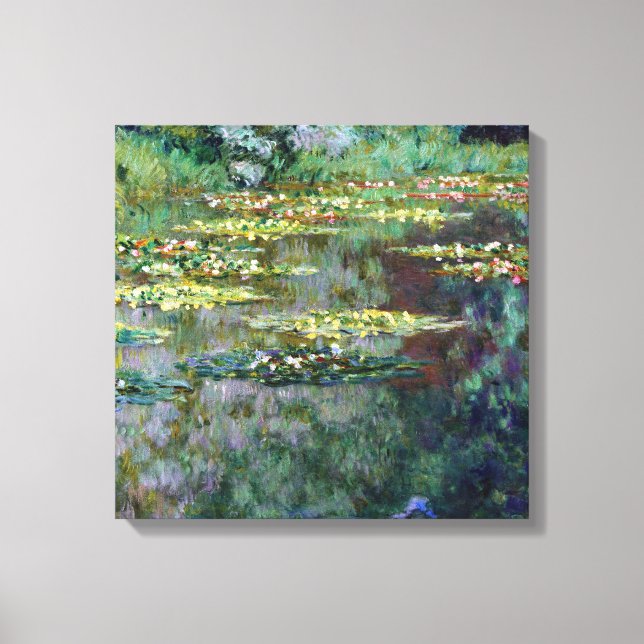 Claude Monet Water Lilies Leinwanddruck (Vorderseite)