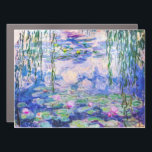 Claude Monet - Water Lilies / Nympheas 1919 Auto Magnet<br><div class="desc">Water Lilies / Nympheas (W.1852) - Claude Monet,  Oil on Leinwand,  1916-1919</div>