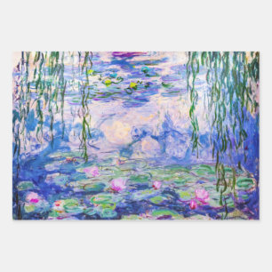 Claude Monet - Water Lilies / Nympheas 1919 Geschenkpapier Set
