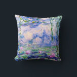 Claude Monet - Water Lilies / Nympheas 1919 Kissen<br><div class="desc">Water Lilies / Nympheas (W.1852) - Claude Monet,  Oil on Leinwand,  1916-1919</div>