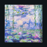 Claude Monet - Water Lilies / Nympheas 1919 Magnet<br><div class="desc">Water Lilies / Nympheas (W.1852) - Claude Monet, Oil on Leinwand, 1916-1919</div>