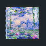 Claude Monet - Water Lilies / Nympheas 1919 Notizbuch<br><div class="desc">Water Lilies / Nympheas (W.1852) - Claude Monet,  Oil on Leinwand,  1916-1919</div>