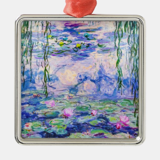 Claude Monet - Water Lilies / Nympheas 1919 Ornament Aus Metall (Vorne)