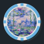 Claude Monet - Water Lilies / Nympheas 1919 Pokerchips<br><div class="desc">Water Lilies / Nympheas (W.1852) - Claude Monet, Oil on Leinwand, 1916-1919</div>
