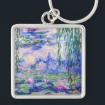 Claude Monet - Water Lilies / Nympheas 1919 Schlüsselanhänger<br><div class="desc">Water Lilies / Nympheas (W.1852) - Claude Monet,  Oil on Leinwand,  1916-1919</div>