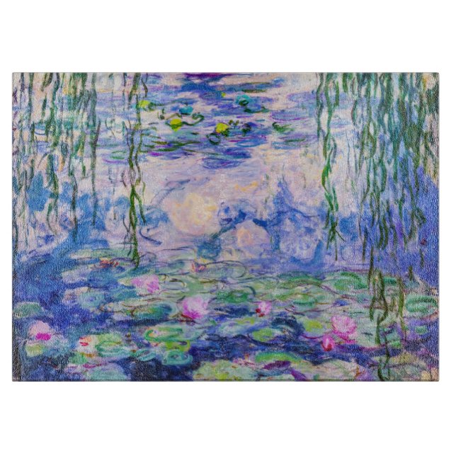 Claude Monet - Water Lilies / Nympheas 1919 Schneidebrett (Vorderseite)
