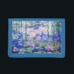 Claude Monet - Water Lilies / Nympheas 1919 Trifold Geldbörse<br><div class="desc">Water Lilies / Nympheas (W.1852) - Claude Monet,  Oil on Leinwand,  1916-1919</div>