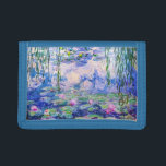 Claude Monet - Water Lilies / Nympheas 1919 Trifold Geldbörse<br><div class="desc">Water Lilies / Nympheas (W.1852) - Claude Monet,  Oil on Leinwand,  1916-1919</div>