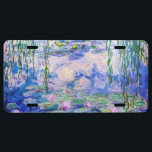 Claude Monet - Water Lilies / Nympheas 1919 US Nummernschild<br><div class="desc">Water Lilies / Nympheas (W.1852) - Claude Monet,  Oil on Leinwand,  1916-1919</div>
