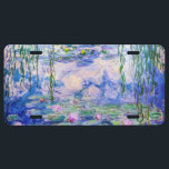 Claude Monet - Water Lilies / Nympheas 1919 US Nummernschild<br><div class="desc">Water Lilies / Nympheas (W.1852) - Claude Monet,  Oil on Leinwand,  1916-1919</div>