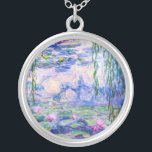 Claude Monet - Water Lilies / Nympheas 1919 Versilberte Kette<br><div class="desc">Water Lilies / Nympheas (W.1852) - Claude Monet,  Oil on Leinwand,  1916-1919</div>