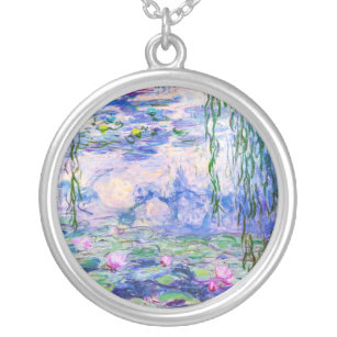 Claude Monet - Water Lilies / Nympheas 1919 Versilberte Kette