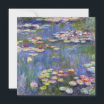 Claude Monet - Water Lilies / Nympheas Dankeskarte<br><div class="desc">Water Lilies / Nympheas - Claude Monet, 1916</div>