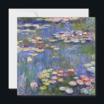 Claude Monet - Water Lilies / Nympheas Dankeskarte<br><div class="desc">Water Lilies / Nympheas - Claude Monet,  1916</div>