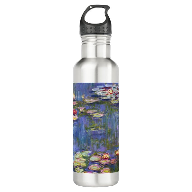 Claude Monet - Water Lilies / Nympheas Edelstahlflasche (Vorderseite)