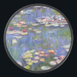 Claude Monet - Water Lilies / Nympheas Eishockey Puck<br><div class="desc">Water Lilies / Nympheas - Claude Monet,  1916</div>