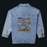 Claude Monet - Water Lilies / Nympheas Jeansjacke<br><div class="desc">Water Lilies / Nympheas - Claude Monet,  1916</div>