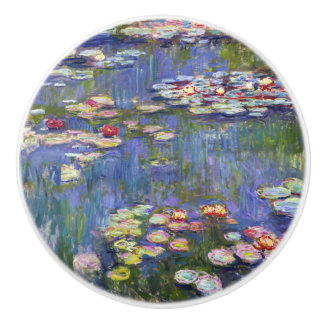 Claude Monet - Water Lilies / Nympheas Keramikknauf