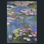 Claude Monet - Water Lilies / Nympheas Klemmbrett<br><div class="desc">Water Lilies / Nympheas - Claude Monet,  1916</div>