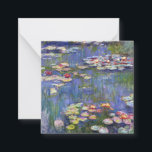 Claude Monet - Water Lilies / Nympheas Mitteilungskarte<br><div class="desc">Water Lilies / Nympheas - Claude Monet,  1916</div>