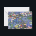 Claude Monet - Water Lilies / Nympheas Mitteilungskarte<br><div class="desc">Water Lilies / Nympheas - Claude Monet, 1916</div>
