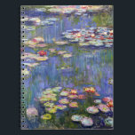 Claude Monet - Water Lilies / Nympheas Notizblock<br><div class="desc">Water Lilies / Nympheas - Claude Monet,  1916</div>