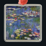 Claude Monet - Water Lilies / Nympheas Ornament Aus Metall<br><div class="desc">Water Lilies / Nympheas - Claude Monet,  1916</div>