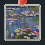 Claude Monet - Water Lilies / Nympheas Ornament Aus Metall<br><div class="desc">Water Lilies / Nympheas - Claude Monet,  1916</div>
