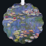Claude Monet - Water Lilies / Nympheas Ornament Karte<br><div class="desc">Water Lilies / Nympheas - Claude Monet, 1916</div>