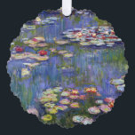 Claude Monet - Water Lilies / Nympheas Ornament Karte<br><div class="desc">Water Lilies / Nympheas - Claude Monet,  1916</div>