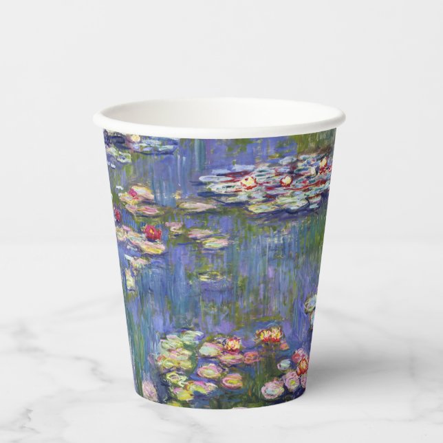 Claude Monet - Water Lilies / Nympheas Pappbecher (Vorderseite)