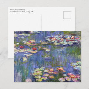 Claude Monet - Water Lilies / Nympheas Postkarte