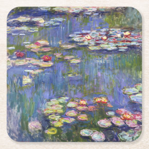 Claude Monet - Water Lilies / Nympheas Rechteckiger Pappuntersetzer