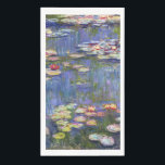 Claude Monet - Water Lilies / Nympheas Serviette<br><div class="desc">Water Lilies / Nympheas - Claude Monet,  1916</div>