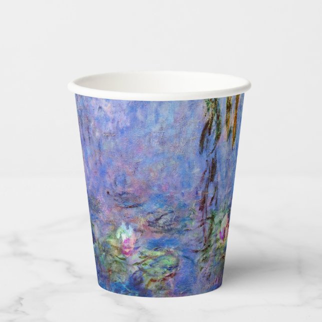 Claude Monet - Water Lilies Pappbecher (Vorderseite)