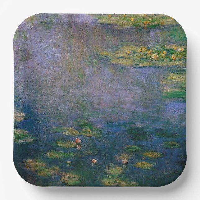Claude Monet - Water Lilies Pappteller (Vorderseite)