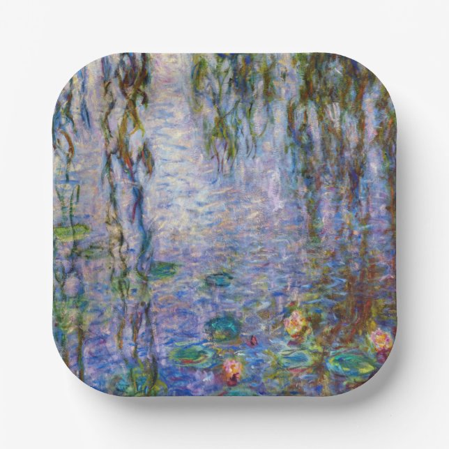 Claude Monet - Water Lilies Pappteller (Vorderseite)