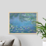 Claude Monet Water Lilies Poster<br><div class="desc">Poster of Water Lilies Kunstmalerei von Claude Monet,  botanischer Landschaft</div>