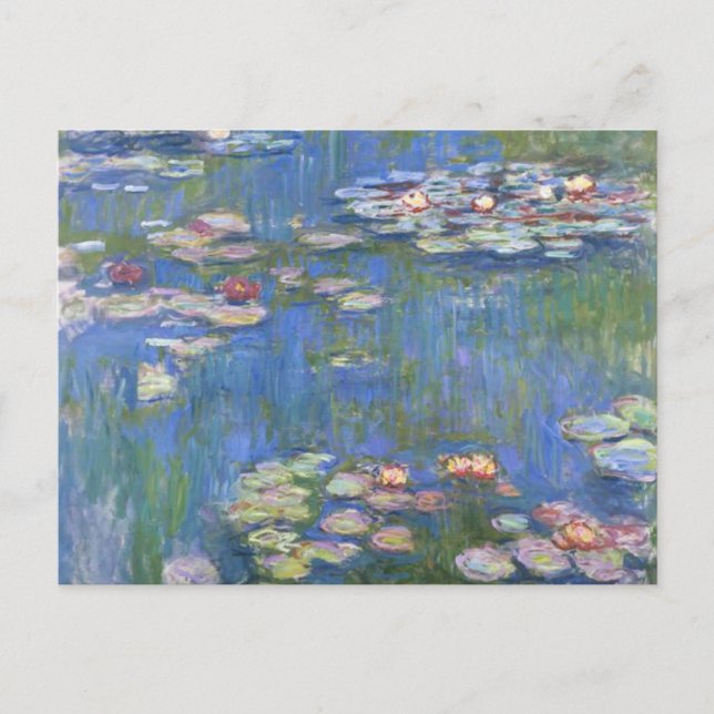 Claude Monet // Water Lilies Postkarte (Vorderseite)