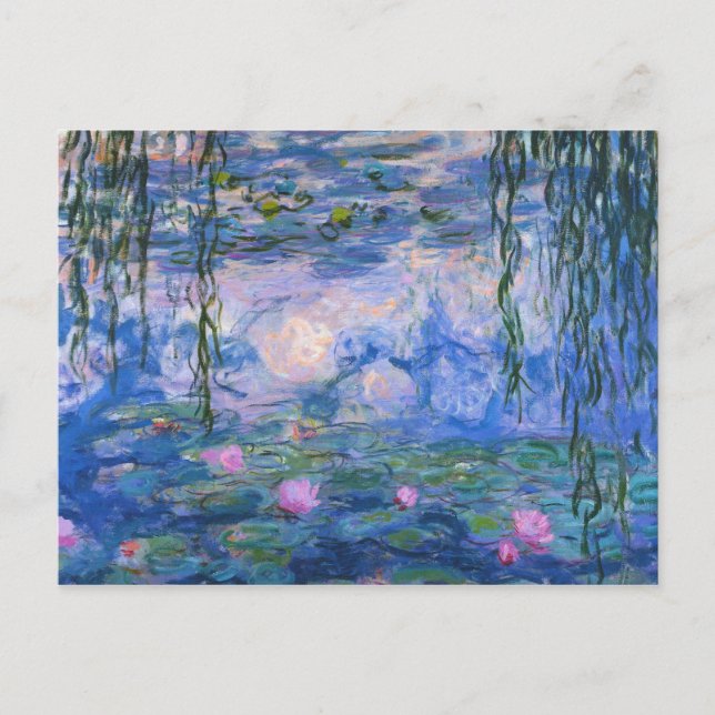 Claude Monet - Water Lilies Postkarte (Vorderseite)