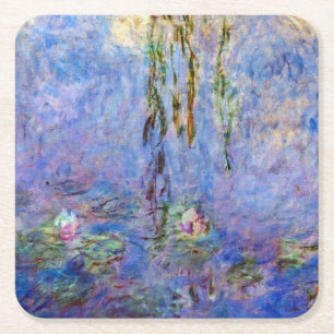 Claude Monet - Water Lilies Rechteckiger Pappuntersetzer
