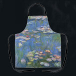 Claude Monet // Water Lilies Schürze<br><div class="desc">Water Lilies ist eine Reihe von etwa 250 Ölgemälden des französischen Impressionisten Claude Monet (1840-1926). Die Gemälde zeigen Monets Blumengarten in Giverny und standen im Mittelpunkt der künstlerischen Produktion Monets in den letzten dreißig Jahren seines Lebens. Diese Wiedergabe ist hochauflösend und dem Original treu, ohne dass sie bearbeitet oder verändert...</div>
