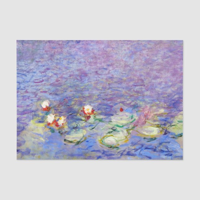 Claude Monet - Water Lilies Seidenpapier (Vorderseite)