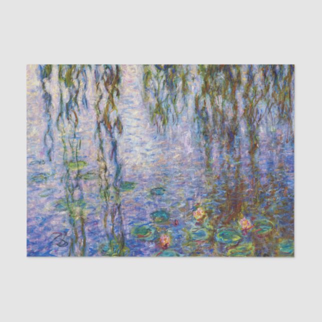 Claude Monet - Water Lilies Seidenpapier (Vorderseite)