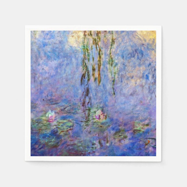 Claude Monet - Water Lilies Serviette (Vorderseite)